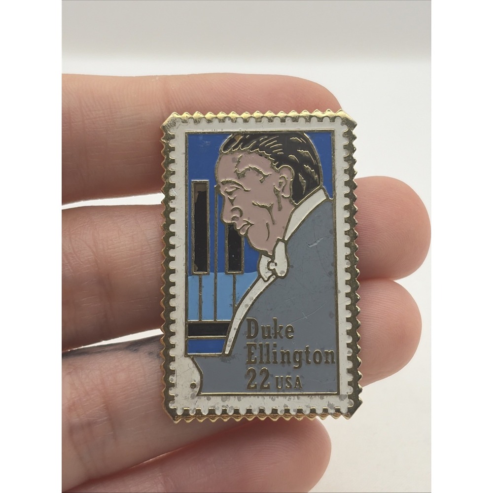 USPS United States Postal Service Stamp Duke Ellington Lapel Pin